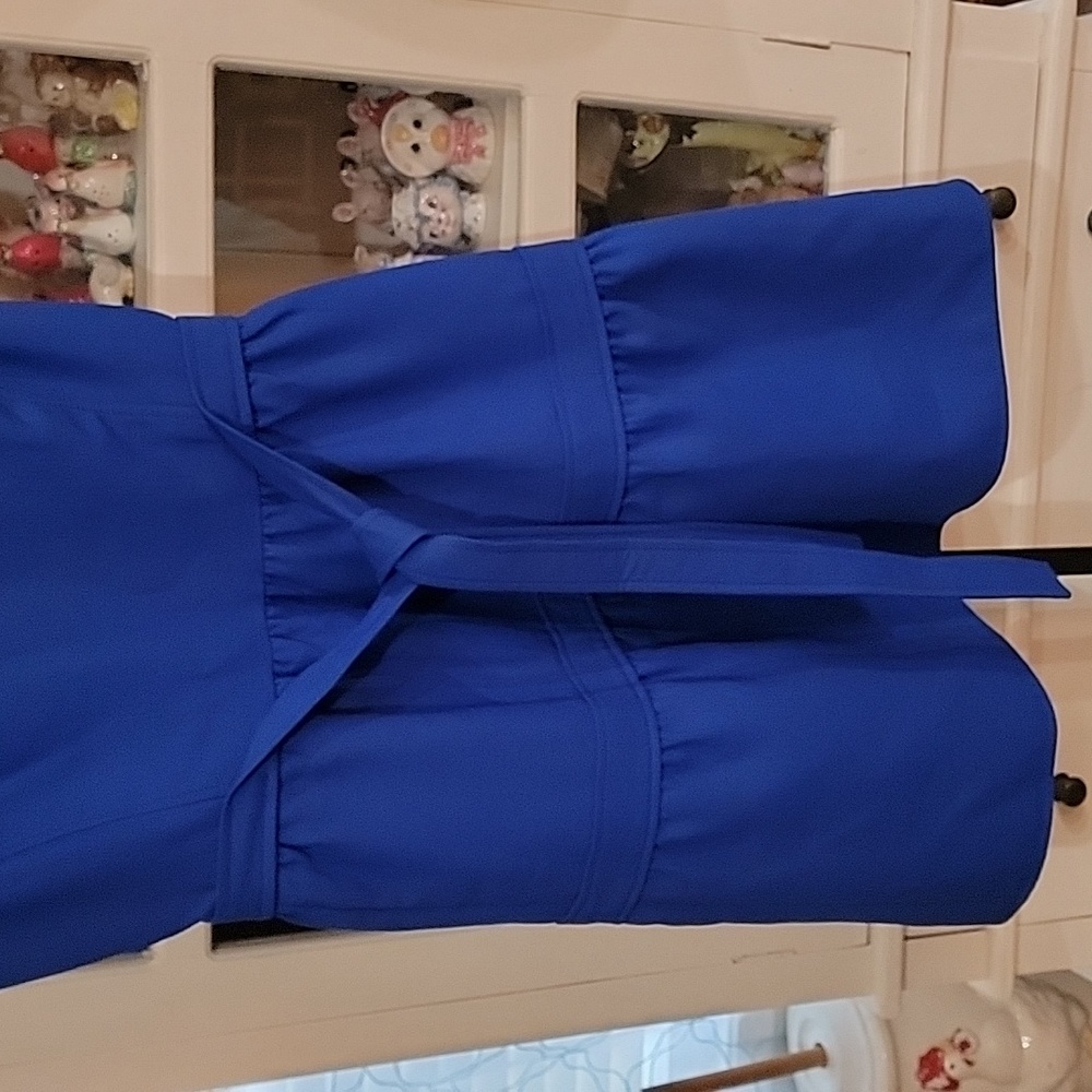Tory Burch Royal Blue Jane Dress Women's Size 8 - Picture 3 of 12